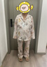 嫚熙（EMXEE）春秋季純棉薄款孕婦哺乳睡衣月子服產婦產后家居服套裝L碼 曬單實拍圖