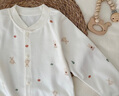 婧麒（JOYNCLEON）嬰兒衣服連體衣春秋裝小月齡純棉寶寶男女爬服新生兒哈衣長(cháng)袖超萌 叢林小狐 66cm 【3-6個(gè)月，體重6.8-8.9kg】 曬單實(shí)拍圖