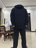 雪中飛【貉子大毛領(lǐng)】【男女同款】新款工裝款連帽羽絨服保暖防寒 黑色|8056 3XL 185/104A 曬單實(shí)拍圖