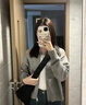唐菓蜜新款連衣裙女2025秋冬女裝韓系時(shí)尚減齡小個(gè)子氣質(zhì)純欲風(fēng)套裝裙子 灰色開(kāi)衫+內搭+裙子 M 曬單實(shí)拍圖