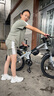 永久兒童自行車中大童6-12歲鎂合金變速山地車男女孩學生車22寸銀色 曬單實拍圖