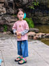 泰蘭尼斯kids童鞋秋季兒童戶(hù)外運動(dòng)鞋男童女童防滑徒步登山鞋子黃/粉/綠26 曬單實(shí)拍圖