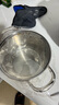 百億熊316不銹鋼湯鍋加厚家用煮鍋電磁爐燃氣雙耳鍋歐式食品級不銹鋼鍋 雙耳湯鍋 24cm 曬單實(shí)拍圖