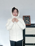 波司登（BOSIDENG）25年新款冬季羽絨服男女情侶短款90絨連帽保暖百搭外套B250245550 店長(cháng)推薦-暖絨米7C28 M 165/88A 體重約110-120斤 曬單實(shí)拍圖