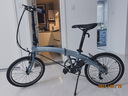 大行（DAHON）P10折疊自行車(chē)20英寸10速鋁合金成人通勤V剎 PAA003 消光灰藍(lán) 曬單實(shí)拍圖
