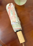 八海鳥(niǎo)防曬傘自動(dòng)晴雨兩用隔熱雨傘太陽(yáng)傘便捷防紫外線(xiàn)遮陽(yáng)五折仿木紋柄 曬單實(shí)拍圖