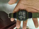 卡西歐（CASIO） 卡西歐(CASIO)小方塊數(shù)顯電子表狂飆安欣同款男防水學(xué)生運(yùn)動(dòng)手表 綠盤綠布帶AE-1200WHB-3B 曬單實(shí)拍圖