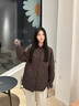 波司登25年輕薄羽絨服女短款90絨巴恩風(fēng)翻領(lǐng)夾克外套B250135334 曬單實(shí)拍圖