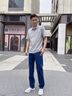 JASONWOOD高端牛仔褲男春秋季寬松直筒大碼商務(wù)男褲2025新款休閑長(zhǎng)褲子男 高檔藍(lán)灰色春秋款【現(xiàn)貨速發(fā)】 XXS 32【腰圍2尺5適合140斤左右】 曬單實(shí)拍圖
