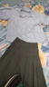 艾美琦美（AIMEIQIMEI）新款連衣裙女裝套裝茶系2025年夏季小個子通勤職業(yè)穿搭裙子女夏裝 【襯衣+裙子帶皮帶】 M 曬單實(shí)拍圖