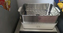 小熊（Bear）疊疊鍋電火鍋專用鍋折疊多功能鍋電蒸鍋多用途烤涮一體家用料理小熊疊疊鍋3.0鴛鴦鍋N22P3 曬單實拍圖