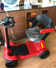 皮皮熊老年人代步車S3【長輩禮物-智能控速不溜坡】可折疊老人代步車 紅 曬單實拍圖