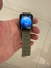 LIAVNAS適用蘋果手表表帶apple watch s10/9/ultra2微孔透氣雙面真皮表帶iwatch S8/7/6/5/SEwp磁吸手表帶 微孔-透氣-瘋馬綠色 44/45/46/49MM表 曬單實(shí)拍圖