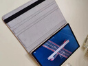 超電熊卡通敖丙小哪吒適用ipad11/10保護套360度旋轉皮套Air7/6/5平板殼13寸潮牌iPadPro11英寸mini7防摔 360度旋轉皮套米白（帶筆槽）+鋼化膜 iPad Mini1/2/ 曬單實(shí)拍圖