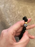 普陀山隱徑烏金黑曜石單圈手串景泰藍蓮花金珠男女款民族風(fēng)石手鏈 【師傅指導】8mm金曜石景泰藍蓮花金珠手串 曬單實(shí)拍圖
