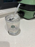 星巴克小炫彩清透玻璃吸管杯水杯咖啡杯清新可愛奶茶杯女生絕美波光粼粼 450ml 曬單實拍圖
