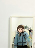 妖精的口袋費爾島連帽厚毛衣開衫女2024年冬季新款慵懶風毛織外套 費爾島米色 M 曬單實拍圖