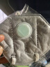 奧克云雙呼吸閥工業(yè)防塵口罩KN95防粉塵透氣打磨專(zhuān)用焊工勞保工地頭戴式 曬單實(shí)拍圖