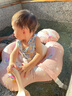 swimbobo兒童游泳圈趴圈 小孩游泳裝備 寶寶游泳圈 女童粉色泳圈BO5015L 曬單實(shí)拍圖