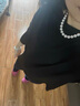lululemon丨Back In Action 女士棉混紡長袖 T 恤 LW3KDOS 黑色 S /6 曬單實拍圖
