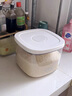 安雅密封米桶避光面粉儲糧桶負壓家用防蟲(chóng)防潮食品級廚房存儲按壓米缸 【透明白色5KG】送米杯 無(wú)規格 曬單實(shí)拍圖
