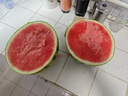【產(chǎn)地直采】麒麟奶油西瓜 約5.5kg 曬單實拍圖