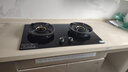 美的（Midea）美頤享燃氣灶天然氣 雙灶具 5.2kW猛火灶 家用防干燒 煙灶聯(lián)動(dòng) 可調底殼 Q518S-A 曬單實(shí)拍圖