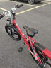 飛鴿兒童自行車(chē)3-6-10-12歲帶輔助輪小孩兒童折疊自行車(chē)腳踏單車(chē) 紅色 一體輪 避震前叉 后座版 20寸【適合130-155厘米】 曬單實(shí)拍圖