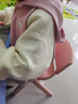 巴拉巴拉童裝寶寶外套兒童上衣2025新款秋裝男女童衣服復古美式提花插肩袖 粉紅A61349 130 曬單實(shí)拍圖