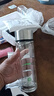 高硼硅雙層玻璃杯大容量泡茶杯茶水分離安全無毒隔熱杯車載水杯商 雙層加厚銀色蓋千層直筒 350ml 1只 曬單實(shí)拍圖