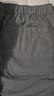 無(wú)印良品 MUJI 男式 棉水洗府綢 短褲休閑短褲男款夏季純棉全棉AED14A2S 深灰色 S 曬單實(shí)拍圖