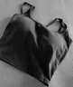 SecretWorld吊帶女生夏季帶胸墊可外穿免穿文胸洋氣美背白色內(nèi)搭一體女士背心 曬單實拍圖