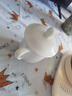 京東京造 茶杯 陶瓷泡茶水杯子辦公室會議杯帶蓋純白可定制 360ml 1只裝 曬單實拍圖