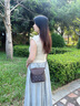 CASELLA KOURZCK輕奢包包女包單肩小包斜挎包七夕情人節(jié)送女朋友老婆生日禮物女 咖色 【京倉(cāng)直發(fā)】 小眾時(shí)尚百搭通勤品牌小方包 曬單實(shí)拍圖