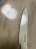 張小泉本臻家用不銹鋼抗菌戶外便攜帶鞘削皮刀水果刀（氧氣白）D100561 曬單實拍圖