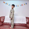 G.DUCKKIDS小黃鴨男童睡衣春秋款家居服兒童套裝中大童秋裝長(cháng)袖長(cháng)褲空調服男 淺綠色 140 建議130-140cm9-10歲cm 曬單實(shí)拍圖