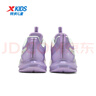 特步【商場(chǎng)同款】?jì)和苄锛九写笸浀淄笟馐孢m百搭有型運動(dòng)鞋 帆白/羅蘭紫 38 曬單實(shí)拍圖