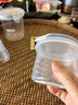 塑料密封罐干貨罐茶葉家用通明罐子廚房五谷雜糧收納盒儲(chǔ)物罐子 三件套600ml+800ml+1000ml 曬單實(shí)拍圖