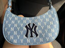 FAVES MLBmlb包腋下包餃子包ny洋基隊包單肩包女包月牙包 皮質(zhì)壓花包洋基隊 新款白色【禮盒款】 曬單實(shí)拍圖