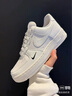 耐克（NIKE）  AIR FORCE 1女子空軍一號運動(dòng)休閑鞋 HF1058-133 白色 37.5 曬單實(shí)拍圖