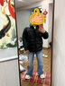 太平鳥(niǎo)男裝羽絨服襯衫羽絨男冬季輕薄新中式外套休閑 黑色 M 曬單實(shí)拍圖