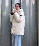 波司登25年鵝絨冬羽絨服泡芙女士寬松短款泡芙加厚脫卸帽立領(lǐng)外套 曬單實(shí)拍圖