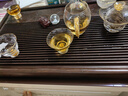 SUSHI CERAMICS整套茶具輕奢水晶玻璃功夫茶具金箔大套組時(shí)尚禮盒款 曬單實(shí)拍圖