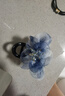 鉑思亞水墨風(fēng)花朵發(fā)夾女新中式浪漫感不挑發(fā)量輕奢抓夾盤(pán)發(fā)鯊魚(yú)夾頭飾 【藍色戀情】8cm 曬單實(shí)拍圖