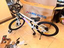 喜德盛兒童自行車(chē)小王子變速車(chē)7速青少年學(xué)生通勤運動(dòng)騎行單車(chē) 白粉色  曬單實(shí)拍圖