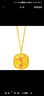 金至尊（3D-GOLD)宋韻芳菲意黃金項鏈國潮足金999項鏈古法金鏈子頸鏈按克計價 金重9.66克-以證簽克重多退少補(bǔ) 曬單實拍圖