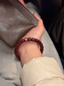 尚仙 文玩SHANGXIAN小葉紫檀手串本命年鴿血紅手串天然無(wú)膠蠟文玩佛珠手鏈 【9x8直切】畢業(yè)級超高密 曬單實(shí)拍圖