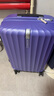 新秀麗（Samsonite）行李箱20英寸拉桿箱時(shí)尚豎條紋旅行箱包紫色GU9密碼登機箱 曬單實(shí)拍圖