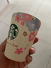 星巴克杯子雙飲不銹鋼保溫杯大容量隨行杯吸管杯高顏值辦公室水杯 星巴克隨行杯-白櫻款270ml 曬單實(shí)拍圖