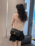 香奈小香兒包包女款2025年新款奢侈品輕奢時尚單肩斜挎包小香風(fēng)菱格鏈條包 黑色 曬單實拍圖